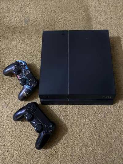 PS4 Fat 500gb Jailbreak , with 2 controllers
