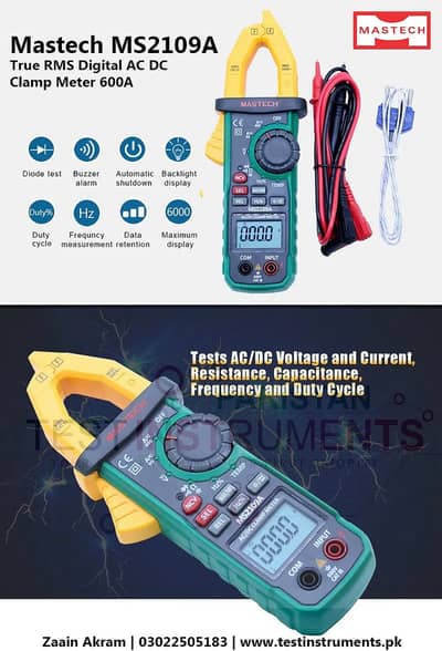 Clamp Meter MS2101 | AC/DC Current Analyzer Pakistan