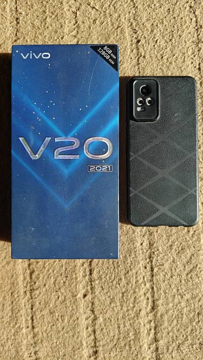 vivo v20 2021 snapdragon 730 4k front back recording 8/128gb full box