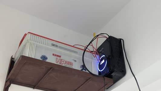 Trion UPS Connect 1201 + EXIDE HP-250 12V 180Ah Battery – Excellent C