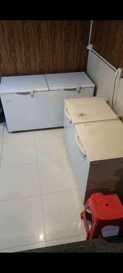 Haier full size double door freezer