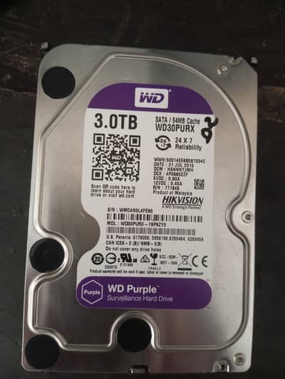 Internal Hardrive 3TB(desktop), 750GB(Laptop), WD, HDD, Call Now