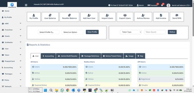 ISP  Radius Server Lifetime License