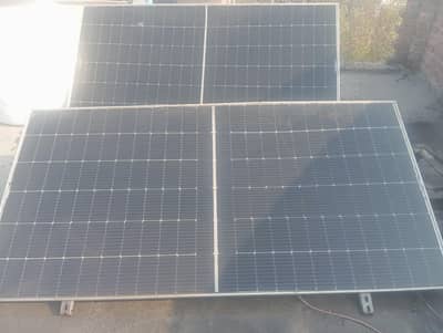 2 Canadian solar plates  545w converted to 12volts