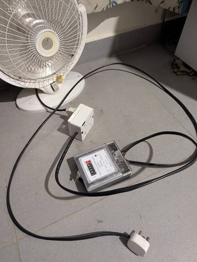 Heater with a separate meter