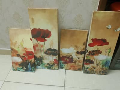 Oil Oil painting, canvas digital painting and ceramic pots