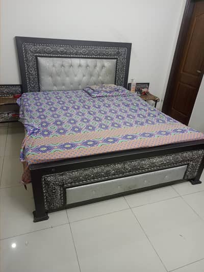 Iron Bed set,dressing side table,spring mattress