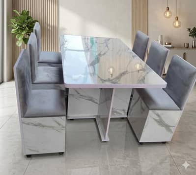 Brand  new Dinning Table  / Chairs  / 6 seater  / storege box