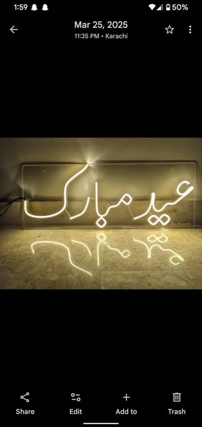 Neon Lights/Acrylic sign/3d sign board