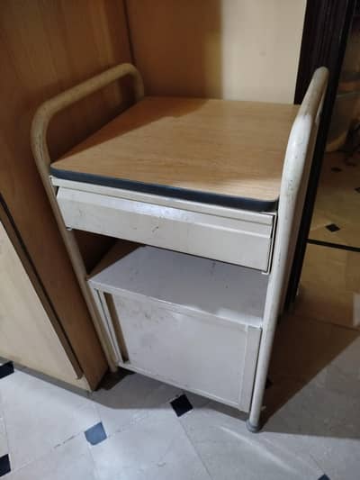 Examination bed couches , ward partition ,  bed side table