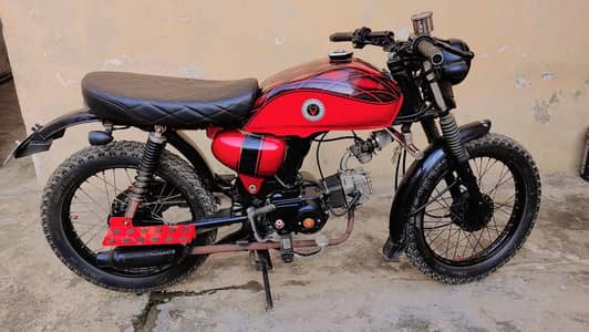 Cafe racer road prince new look All itam new installation