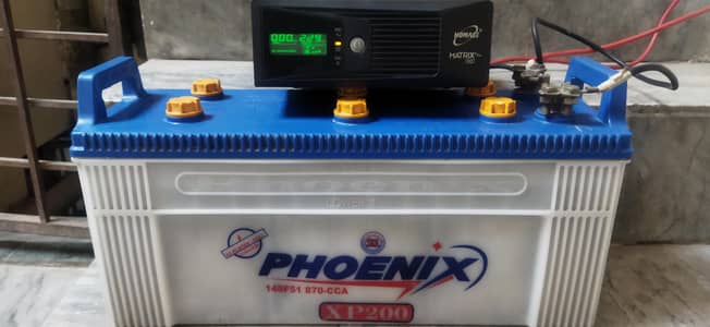 Homage UPS and phoenix  bettary for sale 10/10 working condition