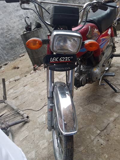 Honda CD 70 2008 model everything is genuine