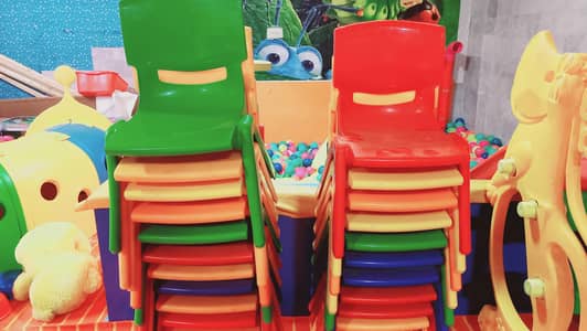 Colorful Kids Chair Branded