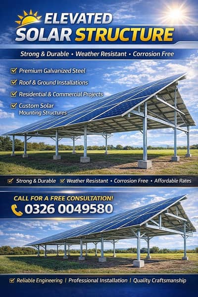 solar structure panel system installation