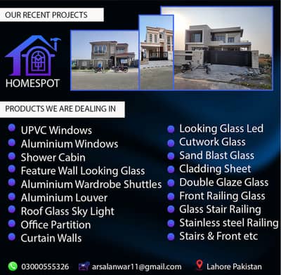 UPVC, Aluminium and Glass Windows & Doors