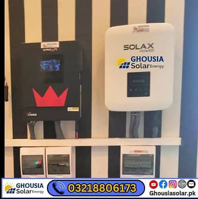 6kw hybrid solar soluations / Solar structure / complete setup /solar