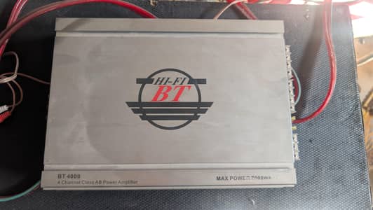 amplifier 4 channel with woofer pioneer speaker 12inc