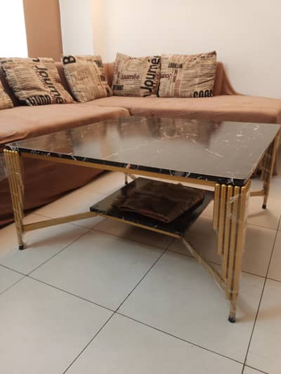 Center Table Black & Gold