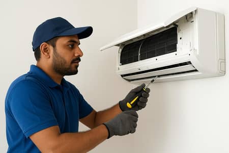 AC ke Kam ke Liye helpers larko ki need hai