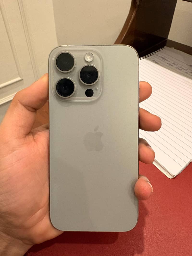 iPhone 15 Pro 128 gb – Scratchless, Complete Box 0