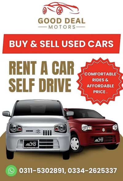 Rent A Car Self Drive Contact 03115302891