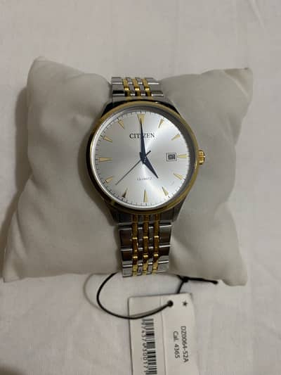 Citizen Men's Watch DZ0064-52A Quartz Stainless Steel Silver Dial 41mm