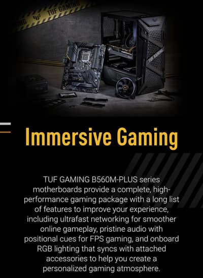 Asus B560m Plus Wifi Gaming motherboard for intel 10th 11th gen
