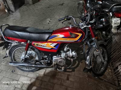 Honda CD 70 – 2025 Model (Neat, Clean & Genuine Condition)