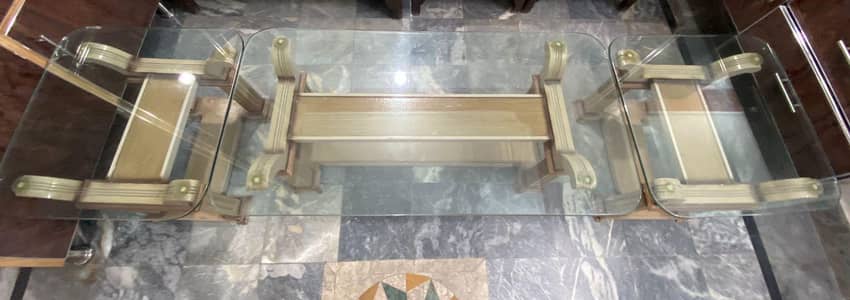 Two single  tables and one big centre table