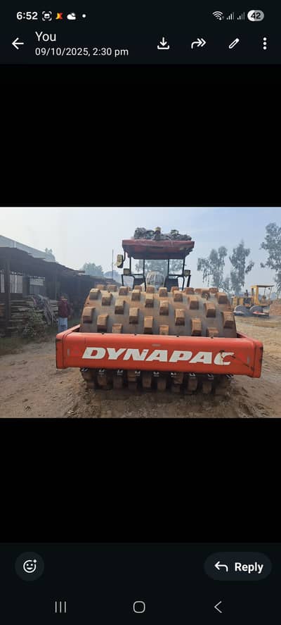 Road roller dynapac