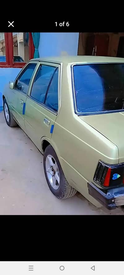1985 model Nissan sunny parnit room and digeone paresh shawar ha