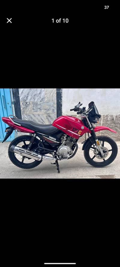 Yamaha ybr G red addition