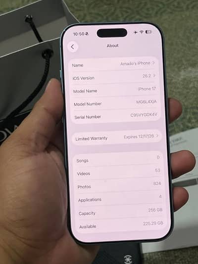 iPhone 17 256gb non PTA