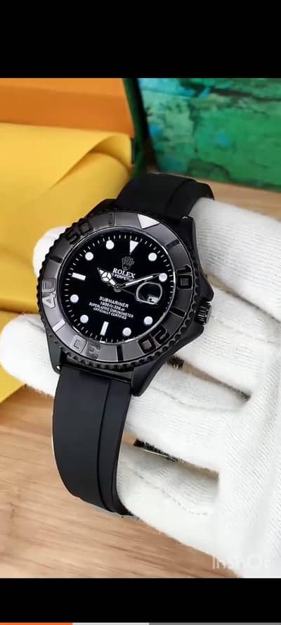 ROLEX Yash Master Mens Straps Watch.