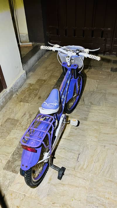 BARBIE BI CYCLE IN GOOD CONDITION PURPLE COLOUR