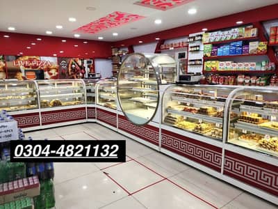 glass display racks n chillers