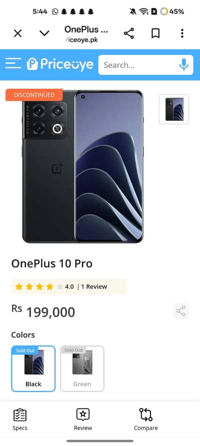 one plus 10pro 10/10 condition