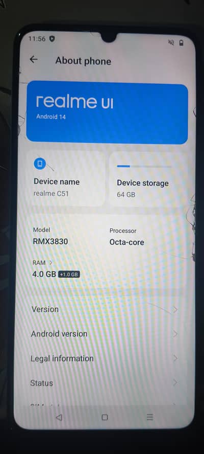 realme c51 4+4/64gb