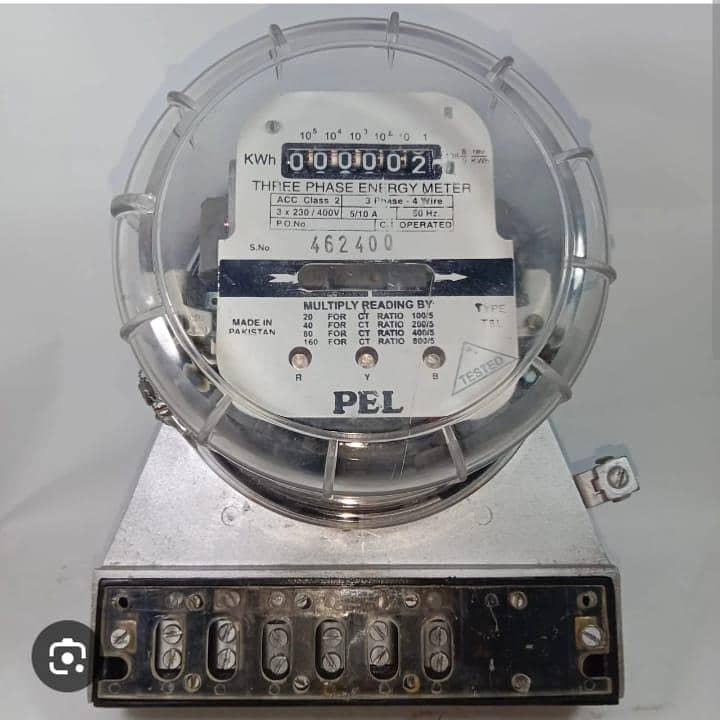 three phase meter 0