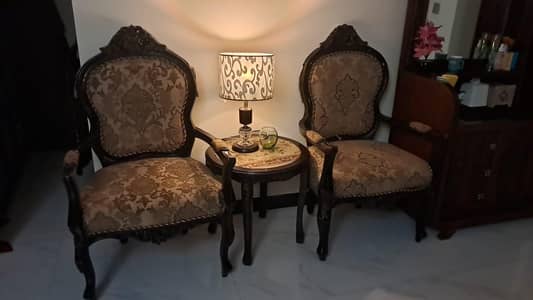 Wooden Coffee Table n Chairs