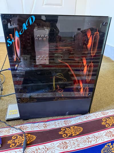 high end gaming and editing complete pc setup including LCD.