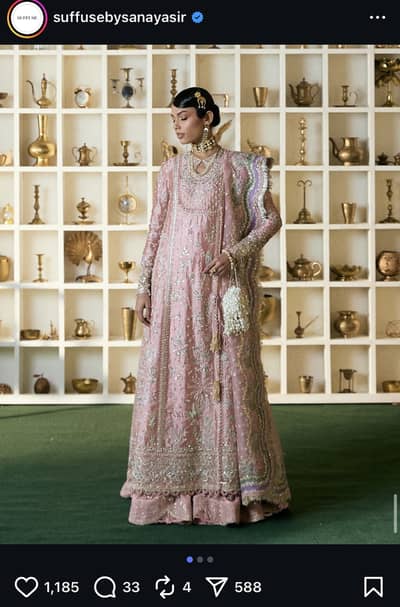 SUFFUSE BY SANA YASIR FREESHIA UNSTITCHED WEDDING COLLECTION - ISRANA