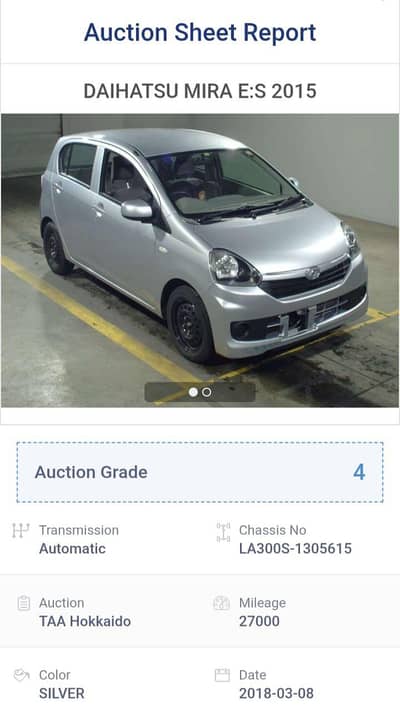 Mira Bumper to bumper original 4 grade import