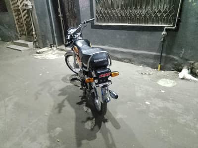 Honda CD70 2025 model and 2026 sticker