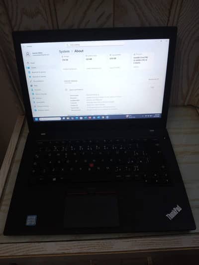 Lenovo thinkpad l470 i5 6 generation 8 gb ram 256 gb (nvme)ssd