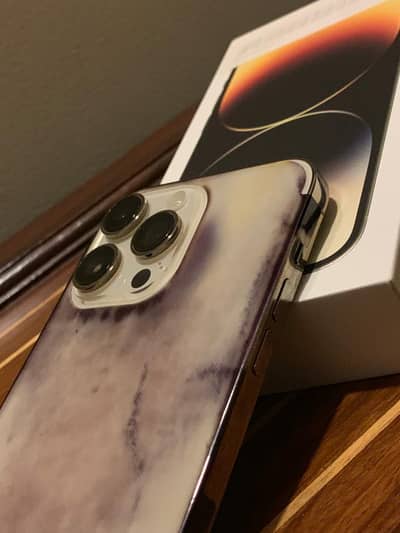 Good as new 14 pro max 256GB golden scratchless NON PTA