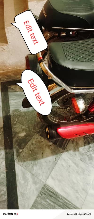 Honda 125 Red color 2021 model  Registered 2025 Isb No.