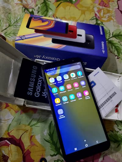 Samsung J6 plus pta approved 3/32 with original box