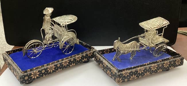 Silver Plated Antique Filigree (Indonesia, Burma, France)